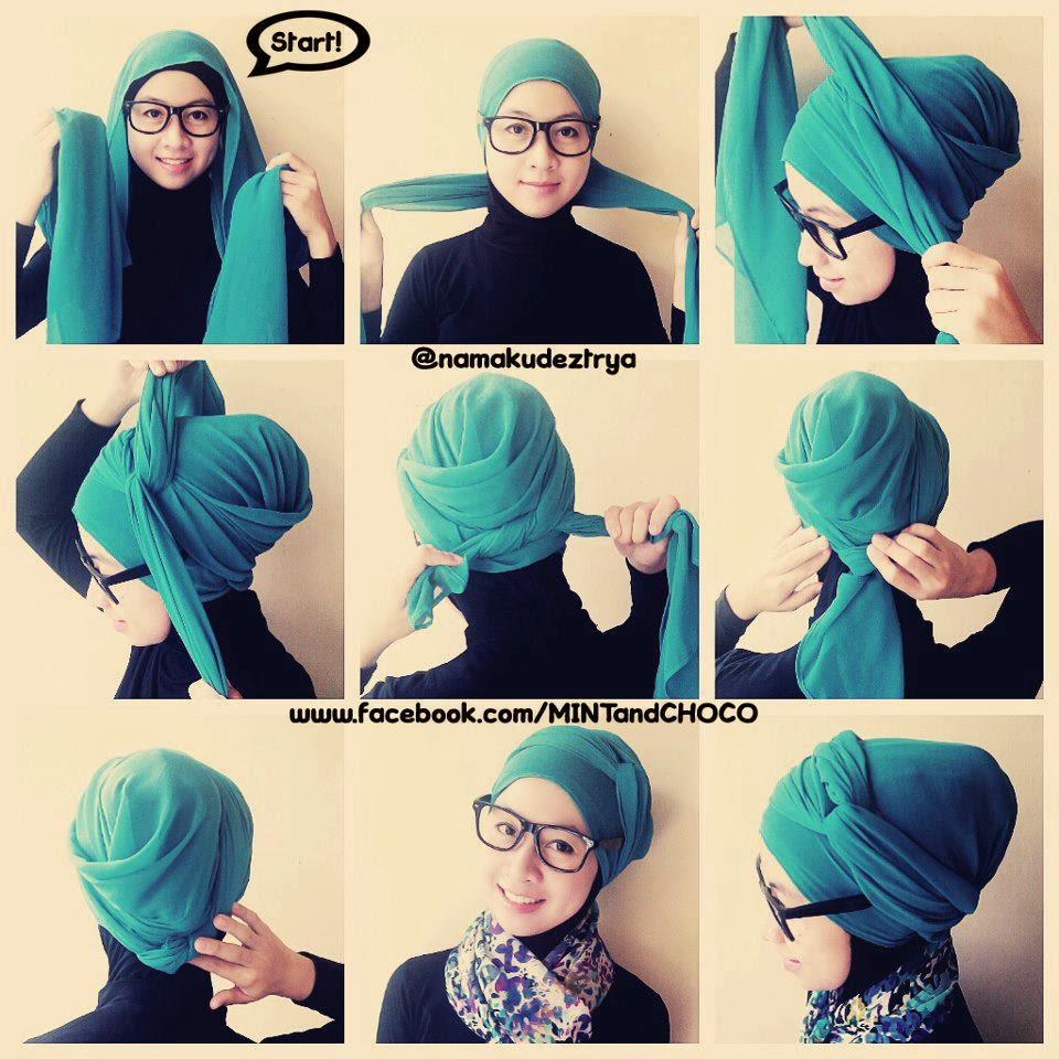 Tutorial Hijab Mustinurkaryati21